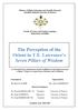 The Perception of the Orient in T.E. Lawrence s Seven Pillars of Wisdom