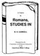 A Course In. Romans, STUDIES IN B. H. CARROLL. Prepared by the Committee on Religious Education of the American Bible College