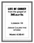LIFE OF CHRIST from the gospel of
