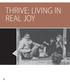 THRIVE: LIVING IN REAL JOY