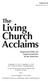 Living Church Acclaims