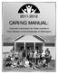 CARING MANUAL: Important Information for those involved in Youth Ministry in the Archdiocese of Washington LITE 2011