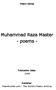 Muhammad Raza Master - poems -