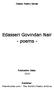 Edasseri Govindan Nair - poems -