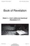 Book of Revelation. Week 3 God s edicts are bound-up! (Revelation 5 7)
