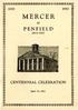 MERCER PENFIELD CENTENNIAL CELEBRATION MAY 27, 1933