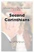 A PASSAGE THROUGH THE NEW TESTAMENT PART SEVEN. Second Corinthians. by Jeff S. Smith