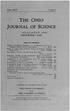 THE OHIO JOURNAL OF SCIENCE