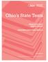 Ohio s State Tests PRACTICE TEST LARGE PRINT ENGLISH LANGUAGE ARTS II. Student Name