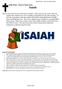 Isaiah. Bible Books - Book by Book Series. Isaiah, Page 1