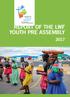 LWF Twelfth Assembly REPORT OF THE LWF YOUTH PRE ASSEMBLY