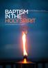 Baptism in the Holy Spirit. by Dr Will Marais (PhD. Theology)