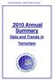 2010 Annual Summary Data and Trends in Terrorism Annual Summary. Data and Trends in Terrorism