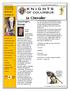 Le Chevalier. Grand Knight s Message WGK Jerry Wood. Volume 3 Issue 3 Le ChevalierSeptember2017 p.1 St. Bernadette Council