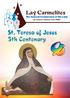 St. Teresa of Jesus 5th Centenary