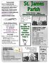 Building and Sustaining One Parish. Pastoral Staff. St. James Church. Parish Mailing Address