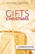 2012 ADVENT DEVOTIONAL BY JANET DENISON GIFTS THE OF CHRISTMAS