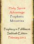 Holy Spirit Advantage Prophetic Ministries