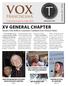 XV GENERAL CHAPTER. Historic Vote Reflects Grassroots Feedback from Around Globe. CIOFS PROJECT EYES FIRST PAN-AFRICAN CONGRESS Page 21