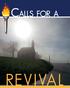 Calls for a Revival pages 9 16