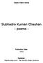 Subhadra Kumari Chauhan - poems -