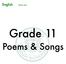 English. Poetry Unit. Grade 11. Poems & Songs