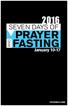 SEVEN DAYS OF PRAYER FASTING AND. January fcffamily.com