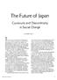 uture of Continuity and Discontinuity in Social Change by MICHIO NAGAI