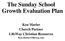 The Sunday School Growth Evaluation Plan