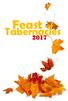 Feast of. Tabernacles