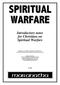 Introductory notes for Christians on Spiritual Warfare