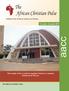 aacc The African Christian Pulse November - December 2009 This temple of the Lesotho Evangelical Church is a national monument in Maseru.