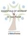 ESSENTIALS OF WORSHIP by Dr. Gary Parrett