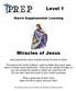 March Supplemental Learning. Miracles of Jesus. Jesus performed many miracles during His time on Earth.