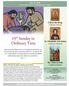 St. Elizabeth Ann Seton. General Information. Christ The King. Sts. Peter & Paul 2 CHRIST THE KING, STS. PETER & PAUL, ST. ELIZABETH ANN SETON