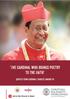 The cardinal who brings poetry to the faith. quotes from cardinal Charles Maung Bo