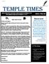 TEMPLE times MARCH & APRIL Masonic Quote. In This Issue