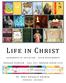 Life in Christ 5: 24 MISSION. St. Paul Catholic Church SACRAMENTS OF INITIATION FAITH DEVELOPMENT PROGRAM OVERVIEW FALL 2017 THROUGH SPRING 2018