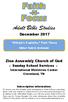 December Elisha s Exploits, Part Three. Writer: Todd D. McDonald. Zion Assembly Church of God. - Sunday School Services -