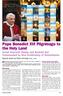 Pope Benedict XVI Pilgrimage to the Holy Land Israel Souvenir Stamp and Booklet Set Commended by New Archbishop of Westminster