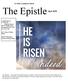 The Epistle. St. Peter s Lutheran Church. A publication of St. Peters Ev. Lutheran Church 403 W. Bridge Street Brownstown, IN