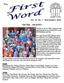 The VBS 2016 AMAZING! July/August 2016 The First Word Page 1. Vol. 18 No. 7 July/August 2016