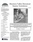 Murrieta Valley Historical Society Newsletter