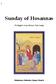 Sunday of Hosannas. The English Service Book for Palm Sunday. Malankara Orthodox Syrian Church