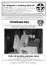 St. Stephen s Uniting Church Christmas Day Order of worship and news sheet