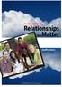 Intentionally Pursuing. Relationships Matter. That. Geoffrey Harris. A POWERPOINT Ministries Publication