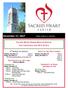 THE TOWER. December 17, 2017 SACRED HEART PARISH MASS SCHEDULE 4 TH SUNDAY OF ADVENT FEAST OF THE HOLY FAMILY