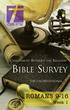 CHRISTIANITY WITHOUT THE RELIGION BIBLE SURVEY. The Un-devotional. ROMANS 9-16 Week 1