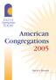 American Congregations 2005