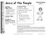Jesus at the Temple. Lesson at a Glance